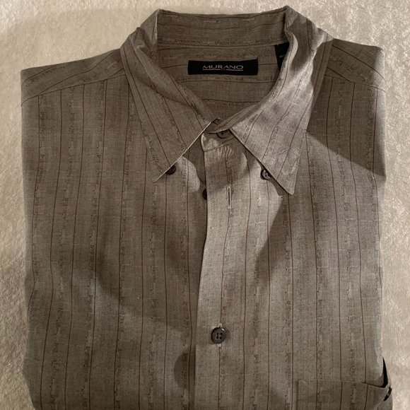 Murano Classic Dress Shirt Button Up Large - Picture 1 of 4